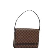 Pre-owned Canvas shoulder-bags Louis Vuitton Vintage , Brown , Dames