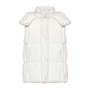 Donsvest Moncler , White , Dames