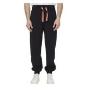 Zwarte Curb Lace Joggers Lanvin , Black , Heren