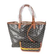 Pre-owned Canvas shoulder-bags Goyard Vintage , Black , Dames