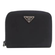 Pre-owned Nylon wallets Prada Vintage , Black , Dames