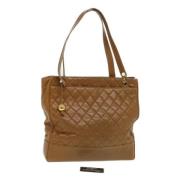 Pre-owned Canvas chanel-bags Chanel Vintage , Brown , Dames