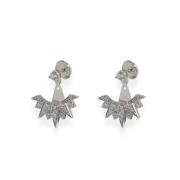 Pre-owned Metal earrings Piaget Pre-owned , White , Dames