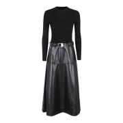 Elegante Midi Jurk voor Vrouwen Simkhai , Black , Dames