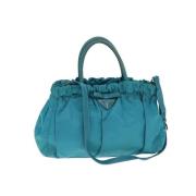 Pre-owned Nylon handbags Prada Vintage , Blue , Dames