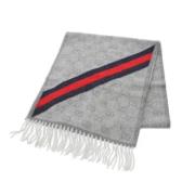 Pre-owned Wool scarves Gucci Vintage , Gray , Dames