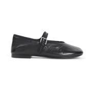 Zwarte Ballerina Schoenen Elegante Stijl The Row , Black , Dames