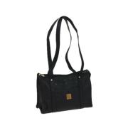 Pre-owned Leather shoulder-bags MCM Pre-owned , Black , Dames