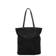 Pre-owned Canvas shoulder-bags Salvatore Ferragamo Pre-owned , Black ,...