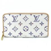 Pre-owned Leather wallets Louis Vuitton Vintage , White , Dames