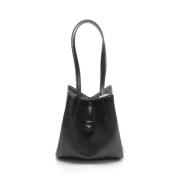 Pre-owned Leather totes Fendi Vintage , Black , Dames