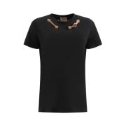 Zwarte Geo Map T-shirt voor vrouwen Alviero Martini 1a Classe , Black ...