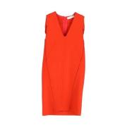 Pre-owned Wool dresses Stella McCartney Pre-owned , Orange , Dames