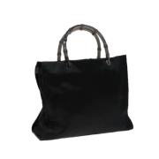 Pre-owned Satin handbags Gucci Vintage , Black , Dames