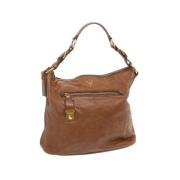 Pre-owned Leather prada-bags Prada Vintage , Brown , Dames