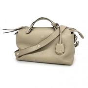 Pre-owned Leather fendi-bags Fendi Vintage , Beige , Dames