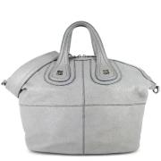 Pre-owned Leather handbags Givenchy Pre-owned , Gray , Dames