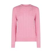 Dames Pullover in Tricot Blend MC2 Saint Barth , Pink , Dames