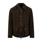 Balmoral Leren Jas Groen The Jack Leathers , Brown , Heren