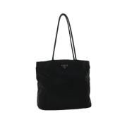 Pre-owned Nylon prada-bags Prada Vintage , Black , Dames