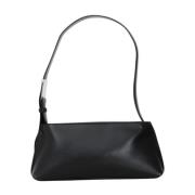 Zwarte schoudertas met logo Calvin Klein , Black , Dames