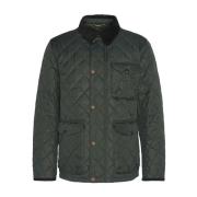 Gewatteerde jas voor alle seizoenen Barbour , Green , Heren