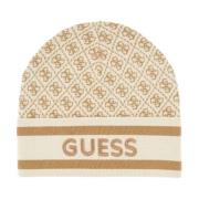 Dames Logo Hoed Guess , Beige , Dames