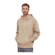 Katoenen Hoodie - Beige Guess , Beige , Heren