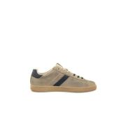 Beige Leren Sneakers Nola II Guess , Brown , Heren