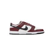 Vintage Dunk Low Sneakers Wit-Rood Nike , Brown , Heren