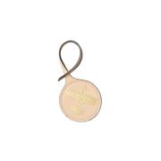 Leren Dames Sleutelhanger Accessoires Trussardi , Beige , Dames