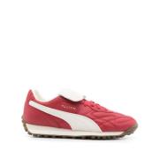 Retro Avanti Leren Sneakers Puma , Red , Heren