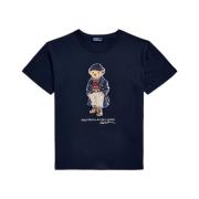 NVL Bear T-Shirt Ralph Lauren , Blue , Dames