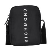 Compacte Functionele Schoudertas Zwart Richmond , Black , Heren