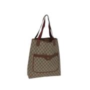 Pre-owned Leather gucci-bags Gucci Vintage , Beige , Dames