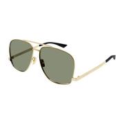 Stijlvolle Zwarte Leren Schoudertas Saint Laurent , Green , Unisex