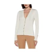 Wit Elegant Vest Sweaters Liu Jo , White , Dames