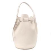 Pre-owned Leather handbags Celine Vintage , White , Dames