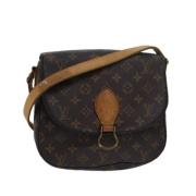 Pre-owned Canvas shoulder-bags Louis Vuitton Vintage , Brown , Dames