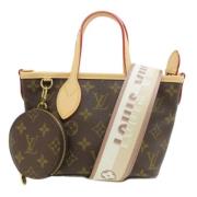 Pre-owned Canvas shoulder-bags Louis Vuitton Vintage , Beige , Dames