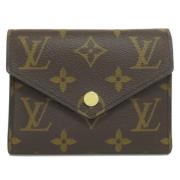 Pre-owned Canvas wallets Louis Vuitton Vintage , Brown , Dames