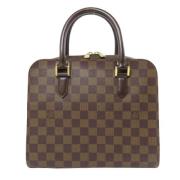 Pre-owned Canvas handbags Louis Vuitton Vintage , Brown , Dames