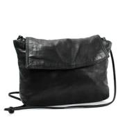 Pre-owned Leather handbags Loewe Pre-owned , Black , Dames