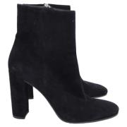 Pre-owned Suede boots Gianvito Rossi Pre-owned , Black , Dames