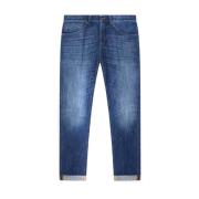 Klassieke Denim Jeans voor Heren Dondup , Blue , Heren