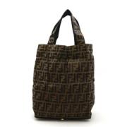 Pre-owned Canvas fendi-bags Fendi Vintage , Brown , Dames