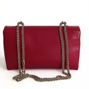 Pre-owned Leather shoulder-bags Valentino Vintage , Red , Dames