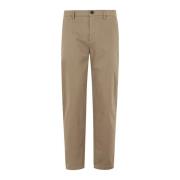 Slimme Crop Chino Broek Department Five , Beige , Heren