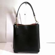 Pre-owned Leather shoulder-bags Coach Pre-owned , Black , Dames