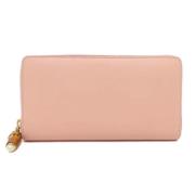 Pre-owned Leather wallets Gucci Vintage , Pink , Dames